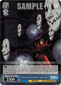 Grayroad & Fraudrin: Upper Hand - The Seven Deadly Sins: Revival of The Commandments - Weiss Schwarz card