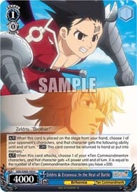 Zeldris & Estarossa: In the Heat of Battle - The Seven Deadly Sins: Revival of The Commandments - Weiss Schwarz card