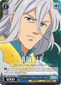 Zaratras: Heading to the Capital - The Seven Deadly Sins: Revival of The Commandments - Weiss Schwarz card