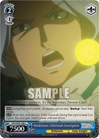Hendrickson: Unfortunate Investigation - The Seven Deadly Sins: Revival of The Commandments - Weiss Schwarz card