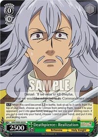 Deathpierce: Realization - The Seven Deadly Sins: Revival of The Commandments - Weiss Schwarz card