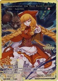 Lunya, the Wolf Girl // Nyarlathotep, the True False Legend - 10th Anniversary: Ruler Collection Set - Force of Will card