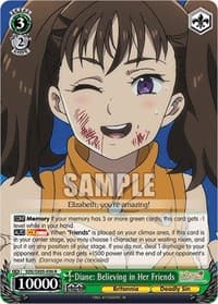 Diane: Believing in Her Friends - The Seven Deadly Sins: Revival of The Commandments - Weiss Schwarz card