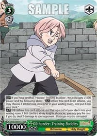 Gilthunder: Training Buddies (SR) - The Seven Deadly Sins: Revival of The Commandments - Weiss Schwarz card