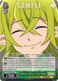 Helbram: Adviser in the Helmet - The Seven Deadly Sins: Revival of The Commandments - Weiss Schwarz card