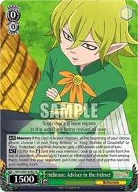Helbram: Adviser in the Helmet (SR) - The Seven Deadly Sins: Revival of The Commandments - Weiss Schwarz card