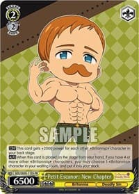 Petit Escanor: New Chapter (Foil) - The Seven Deadly Sins: Revival of The Commandments - Weiss Schwarz card