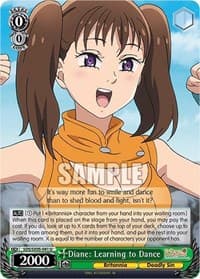 Diane: Learning to Dance - The Seven Deadly Sins: Revival of The Commandments - Weiss Schwarz card
