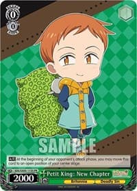 Petit King: New Chapter (Foil) - The Seven Deadly Sins: Revival of The Commandments - Weiss Schwarz card