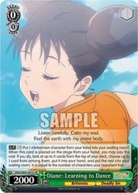 Diane: Learning to Dance (SR) - The Seven Deadly Sins: Revival of The Commandments - Weiss Schwarz card