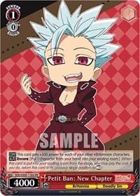 Petit Ban: New Chapter (Foil) - The Seven Deadly Sins: Revival of The Commandments - Weiss Schwarz card