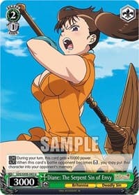 Diane: The Serpent Sin of Envy - The Seven Deadly Sins: Revival of The Commandments - Weiss Schwarz card