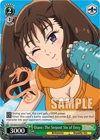 Diane: The Serpent Sin of Envy (DSR) - The Seven Deadly Sins: Revival of The Commandments - Weiss Schwarz card