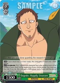 Dogedo: Happily Unaware - The Seven Deadly Sins: Revival of The Commandments - Weiss Schwarz card