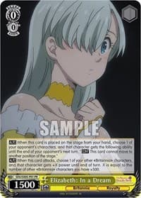 Elizabeth: In a Dream - The Seven Deadly Sins: Revival of The Commandments - Weiss Schwarz card