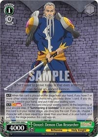 Denzel: Demon Clan Researcher - The Seven Deadly Sins: Revival of The Commandments - Weiss Schwarz card