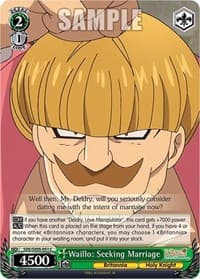 Waillo: Seeking Marriage - The Seven Deadly Sins: Revival of The Commandments - Weiss Schwarz card