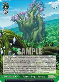 Fairy King's Forest - The Seven Deadly Sins: Revival of The Commandments - Weiss Schwarz card