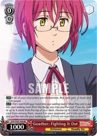Gowther: Fighting It Out - The Seven Deadly Sins: Revival of The Commandments - Weiss Schwarz card
