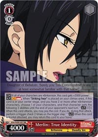 Merlin: True Identity - The Seven Deadly Sins: Revival of The Commandments - Weiss Schwarz card