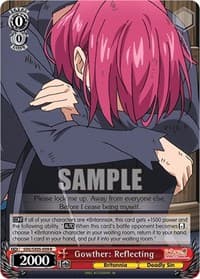 Gowther: Reflecting - The Seven Deadly Sins: Revival of The Commandments - Weiss Schwarz card
