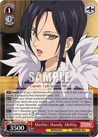 Merlin: Handy Ability - The Seven Deadly Sins: Revival of The Commandments - Weiss Schwarz card