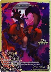 Little Red Riding Hood // Little Red, the Wolf Girl - 10th Anniversary: Ruler Collection Set - Force of Will card
