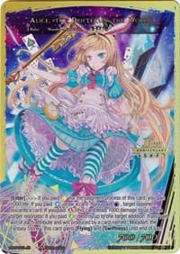 Alice in Wonderland // Alice, the Drifter in the World - 10th Anniversary: Ruler Collection Set - Force of Will card