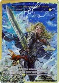 Faria, the Sacred Queen // Faria, the Ruler of God Sword - 10th Anniversary: Ruler Collection Set - Force of Will card