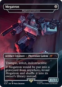 Megatron - Blightsteel Colossus - Secret Lair Drop Series - Magic: The Gathering card