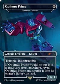 Optimus Prime - Darksteel Colossus - Secret Lair Drop Series - Magic: The Gathering card