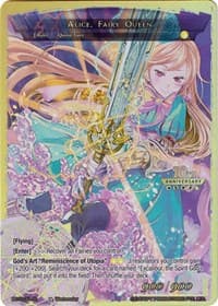 Alice, Girl of the Lake // Alice, Fairy Queen - 10th Anniversary: Ruler Collection Set - Force of Will card