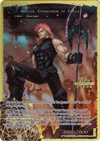 Memoria of the Seven Lands // Melgis, Conqueror of Flame - 10th Anniversary: Ruler Collection Set - Force of Will card