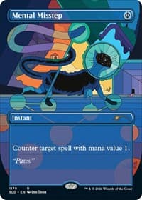 Mental Misstep (1179) - Secret Lair Drop Series - Magic: The Gathering card