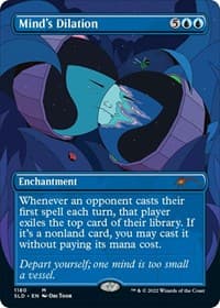Mind's Dilation - Secret Lair Drop Series - Magic: The Gathering card