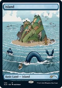 Island (1131) - Secret Lair Drop Series - Magic: The Gathering card