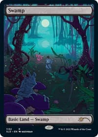 Swamp (1132) - Secret Lair Drop Series - Magic: The Gathering card