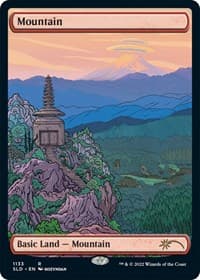 Mountain (1133) - Secret Lair Drop Series - Magic: The Gathering card