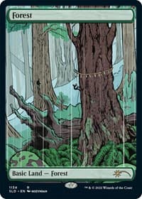 Forest (1134) - Secret Lair Drop Series - Magic: The Gathering card