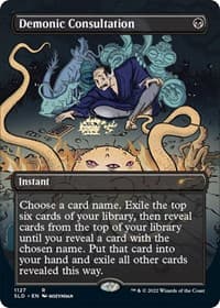 Demonic Consultation - Secret Lair Drop Series - Magic: The Gathering card