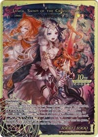 Lumia, the Fated Rebirth // Lumia, Saint of the Crimson Lotus - 10th Anniversary: Ruler Collection Set - Force of Will card