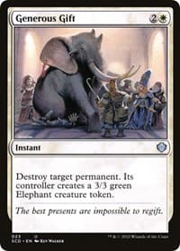 Generous Gift - Starter Commander Decks - Magic: The Gathering card