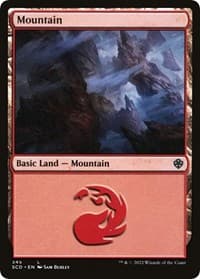 Mountain (345) - Starter Commander Decks - Magic: The Gathering card