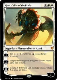 Ajani, Caller of the Pride - Starter Commander Decks - Magic: The Gathering card