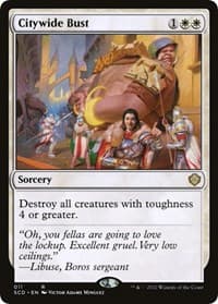 Citywide Bust - Starter Commander Decks - Magic: The Gathering card