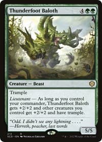 Thunderfoot Baloth - Starter Commander Decks - Magic: The Gathering card