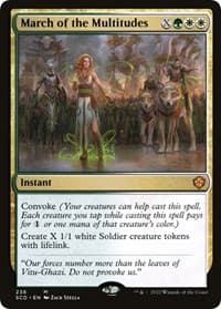 March of the Multitudes - Starter Commander Decks - Magic: The Gathering card