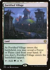 Fortified Village - Starter Commander Decks - Magic: The Gathering card