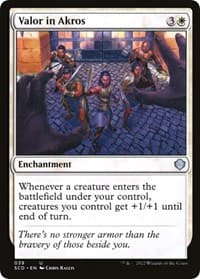 Valor in Akros - Starter Commander Decks - Magic: The Gathering card