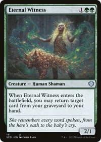 Eternal Witness - Starter Commander Decks - Magic: The Gathering card